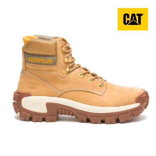 Caterpillar Invader Hi Steel Toe Miesten Turvakengät Ruskea (BNUJT)